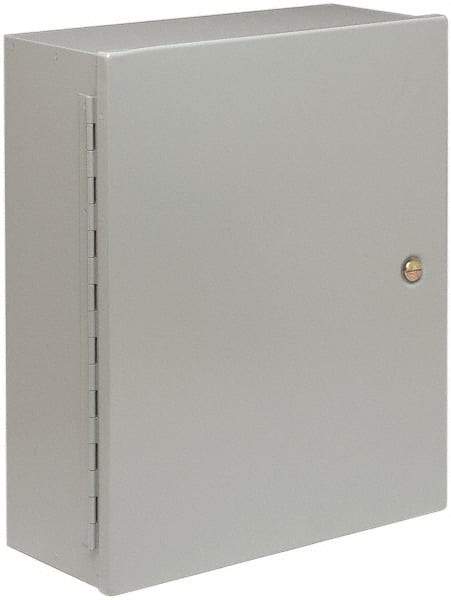 Cooper B-Line - Steel Standard Enclosure Hinge Flat Cover - NEMA 1, 12" Wide x 12" High x 6" Deep - Benchmark Tooling