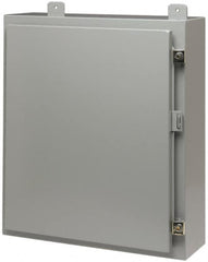 Cooper B-Line - Steel Standard Enclosure Hinge Flat Cover - NEMA 12, 13, 24" Wide x 24" High x 12" Deep - Benchmark Tooling