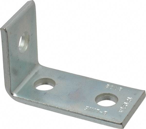 Cooper B-Line - Zinc Plated Carbon Steel 90° Strut Fitting - 1/2" Bolt, 3 Holes, Used with Cooper B Line Channel & Strut (All Sizes Except B62 & B72) - Benchmark Tooling