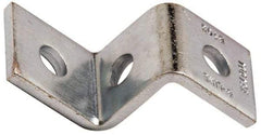 Cooper B-Line - Zinc Plated Carbon Steel Z Strut Fitting - 1/2" Bolt, 3 Holes, Used with Cooper B Line Channel & Strut (All Sizes Except B62 & B72) - Benchmark Tooling