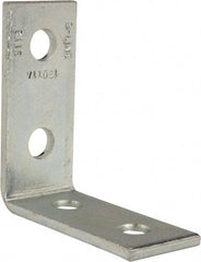 Cooper B-Line - Zinc Plated Carbon Steel 90° Strut Fitting - 1/2" Bolt, 4 Holes, Used with Cooper B Line Channel & Strut (All Sizes Except B62 & B72) - Benchmark Tooling