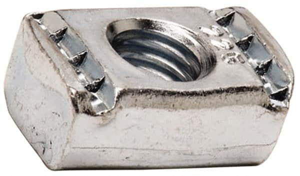 Cooper B-Line - 3/8" Rod, Zinc Plated Carbon Steel Channel Strut Nut with O Spring - 1100 Lb Capacity, 3/8" Bolt, 1 Hole, Used with Cooper B Line B11, B12, B22, B24, B26 & B32 Channel & Strut - Benchmark Tooling