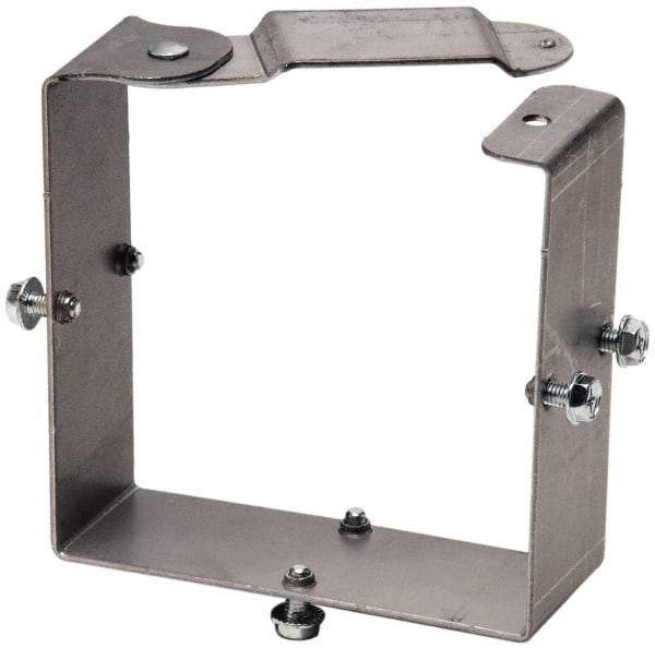 Cooper B-Line - 4 Inch Long x 4 Inch High, Rectangular Raceway Connector Coupling - Gray, For Use with Lay In Wireways, Type 1 Hinge Cover Wireway - Benchmark Tooling