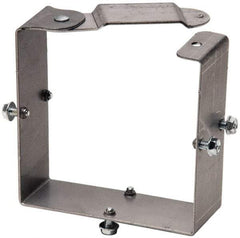 Cooper B-Line - 4 Inch Long x 4 Inch High, Rectangular Raceway Connector Coupling - Gray, For Use with Lay In Wireways, Type 1 Hinge Cover Wireway - Benchmark Tooling