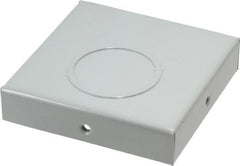 Cooper B-Line - 4 Inch Wide x 4 Inch High, Square Raceway Fitting - Gray, For Use with Lay In Wireways, Type 1 Screw Cover Wireway - Benchmark Tooling