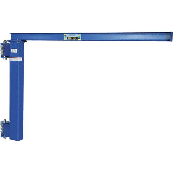 Vestil - 300 Lb Load Capacity, Steel Jib Crane - 8' Span - Benchmark Tooling