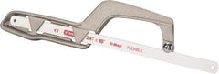 Stanley - 10" Hacksaw - 1" Throat Depth, Cast Aluminum Handle, Aluminum D-Style Handle - Benchmark Tooling