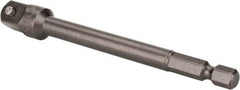 Proto - 3/8" Square Size Hex to Square Adapter - 1/4" Hex Drive, 4" OAL - Benchmark Tooling