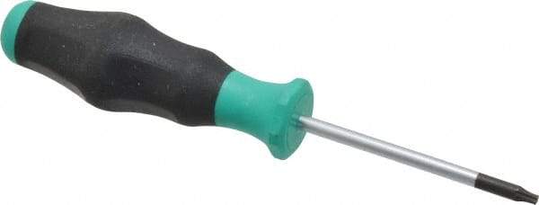 Wera - T9 Torx Driver - 2-23/64" Blade Length, 5-35/64" OAL, Ergonomic Handle - Benchmark Tooling