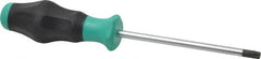 Wera - T40 Torx Driver - 5-7/64" Blade Length, 9-33/64" OAL, Ergonomic Handle - Benchmark Tooling