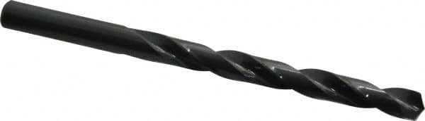 Cleveland - 5/16" 135° High Speed Steel Jobber Drill - Bright Finish, Right Hand Cut, Spiral Flute, Straight Shank, 4-1/2" OAL, Split Point - Benchmark Tooling