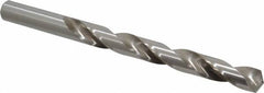 Cleveland - 29/64" 135° High Speed Steel Jobber Drill - Bright Finish, Right Hand Cut, Spiral Flute, Straight Shank, 5-5/8" OAL, Split Point - Benchmark Tooling