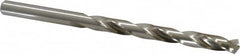 Cleveland - Letter H 135° High Speed Steel Jobber Drill - Bright Finish, Right Hand Cut, Spiral Flute, Straight Shank, 4-1/8" OAL, Split Point - Benchmark Tooling