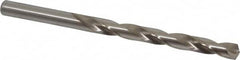 Cleveland - Letter K 135° High Speed Steel Jobber Drill - Bright Finish, Right Hand Cut, Spiral Flute, Straight Shank, 4-1/4" OAL, Split Point - Benchmark Tooling