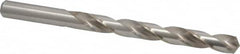 Cleveland - Letter V 135° High Speed Steel Jobber Drill - Bright Finish, Right Hand Cut, Spiral Flute, Straight Shank, 5" OAL, Split Point - Benchmark Tooling