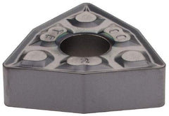 Iscar - WNMG432 TF Grade IC908 Carbide Turning Insert - TiAlN Finish, 80° Trigon, 1/2" Inscr Circle, 3/16" Thick, 1/32" Corner Radius - Benchmark Tooling