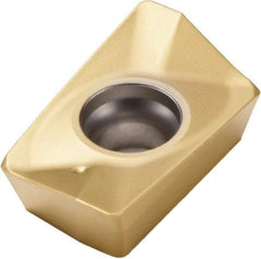 Seco - XOMX180624 M14 Grade F40M Carbide Milling Insert - TiAlN/TiN Finish, 1/4" Thick, 3/32" Corner Radius - Benchmark Tooling