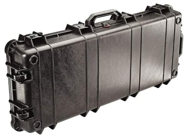 Pelican Products, Inc. - 16" Wide x 16" Deep x 6-1/8" High, Long Gun Case - Black, Plastic - Benchmark Tooling