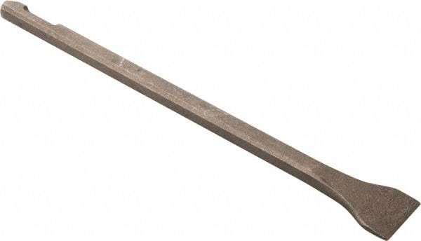 Ingersoll-Rand - 1" Head Width, 12" OAL, 1-1/8" Shank Diam, Scaling Chisel - CP Shank, Steel - Benchmark Tooling