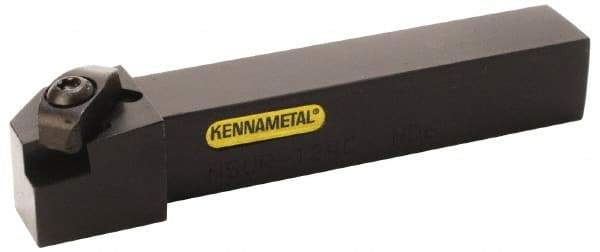 Kennametal - External Thread, Right Hand Cut, 3/4" Shank Width x 3/4" Shank Height Indexable Threading Toolholder - 5" OAL, NTU 4R Insert Compatibility, NSU Toolholder, Series Top Notch - Benchmark Tooling