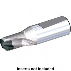 Kennametal - 12.5 to 13.5mm Diam, 1xD, 14mm Max Depth, 16mm Shank Diam, 25mm Flute, 78mm OAL, Replaceable Tip Drill - KSEM1250GDM Insert, C Seat Size, Series KSEM - Benchmark Tooling