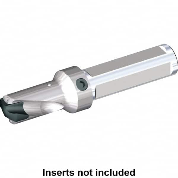 Kennametal - 12.52 to 13.5mm Diam, 1xD, 13.46mm Max Depth, 3/4" Shank Diam, 25.96mm Flute, 100.01mm OAL, Replaceable Tip Drill - KSEM0500 Insert, C Seat Size, Series KSEM - Benchmark Tooling