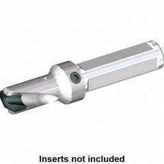 Kennametal - 22.02 to 24mm Diam, 1xD, 24.13mm Max Depth, 1" Shank Diam, 41.5mm Flute, 141.29mm OAL, Replaceable Tip Drill - KSEM0875 Insert, 4 Seat Size, Series KSEM - Benchmark Tooling