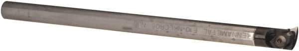 Kennametal - NP.., 5° Lead Angle E-NKLC Internal Right Hand Indexable Profiling Toolholder - 5/8" Shank Width, 10" Long, Carbide, Through Coolant - Benchmark Tooling