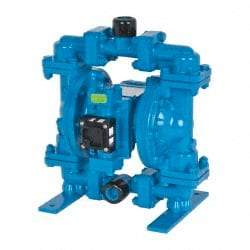 SandPIPER - 1/2" NPT, Metallic, Air Operated Diaphragm Pump - Buna-N Diaphragm, Aluminum Housing - Benchmark Tooling