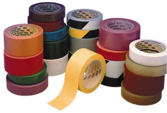 3M - Yellow Solid Color Vinyl Tape - 4" Wide x 108' Long, General Traffic - Benchmark Tooling