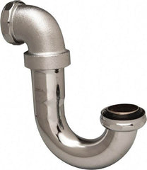 Federal Process - 1-1/4 Outside Diameter, 20 Gauge, Adjustable Sink Traps - Chrome Coated, Brass - Benchmark Tooling