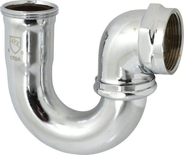 Federal Process - 1-1/2 Outside Diameter, 17 Gauge, Adjustable Sink Traps - Chrome Coated, Brass - Benchmark Tooling