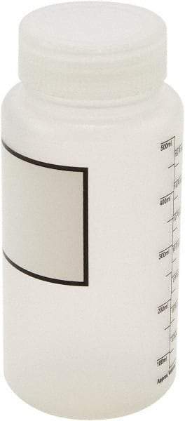 Dynalon Labware - 500 mL Wide-Mouth Bottle - Polypropylene, Translucent, 6-1/2" High x 3" Diam, 55mm Cap - Benchmark Tooling