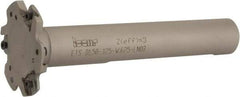Iscar - Shank Connection, 1/8" Cutting Width, 7/16" Depth of Cut, 1-1/2" Cutter Diam, 3 Tooth Indexable Slotting Cutter - 5/8" Shank Diam, ETS-LN08 Toolholder, LNET Insert, Right Hand Cutting Direction - Benchmark Tooling