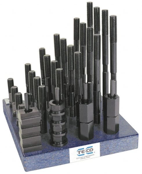 TE-CO - T-Nut & Stud Kits Stud Thread Sizes: M10x1.5 T-Slot Size (mm): 12.00 - Benchmark Tooling