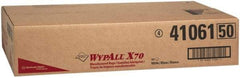 WypAll - X70 Dry Shop Towel/Industrial Wipes - 29-3/4" x 16" Sheet Size, White - Benchmark Tooling