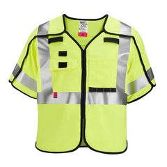 High Visibility Vests; Size: Small/Medium; Color: Yellow; Closure Type: Hook & Loop; ANSI Class: 3