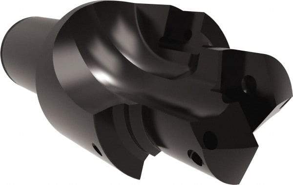 Allied Machine and Engineering - AND10050, MS 33649, SAE AS5202 Standard, 1-5/16-12, 16 Tube Dash Number, 60° Porting Angle, 1.336" Pilot Diam, 1-1/4" Shank Diam, Indexable Spade Blade Insert Porting Tool - 2 Porting Inserts, 5.046" Overall Length - Benchmark Tooling