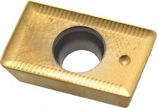 Seco - APKT1604 ME14 Grade F40M Carbide Milling Insert - TiAlN/TiN Finish, 0.187" Thick, 0.031" Corner Radius - Benchmark Tooling