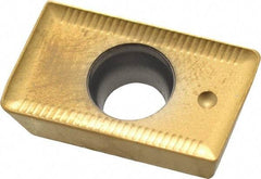 Seco - APKT1604 ME14 Grade F40M Carbide Milling Insert - TiAlN/TiN Finish, 0.187" Thick, 0.031" Corner Radius - Benchmark Tooling