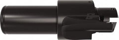 Allied Machine and Engineering - ISO 11926-1, MS 16142, SAE J1926-1 Standard, 1-1/16-12, 12 Tube Dash Number, 15° Porting Angle, 0.984" Pilot Diam, 1-1/4" Shank Diam, Indexable Spade Blade Insert Porting Tool - 2 Porting Inserts, 5.171" Overall Length - Benchmark Tooling