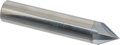 Accupro - 3/4" Diam 4 Flute Single End Solid Carbide Chamfer Mill - Benchmark Tooling