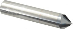 Accupro - 3/4" Diam 4 Flute Single End Solid Carbide Chamfer Mill - Benchmark Tooling