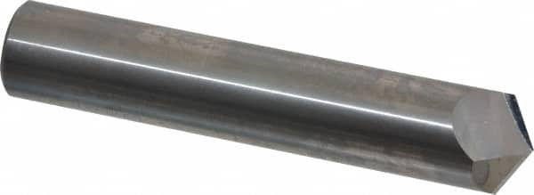 Accupro - 3/4" Diam 2 Flute Single End Solid Carbide Chamfer Mill - Benchmark Tooling