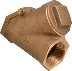 NIBCO - 2" Bronze Check Valve - Y-Pattern, FNPT x FNPT, 400 WOG - Benchmark Tooling