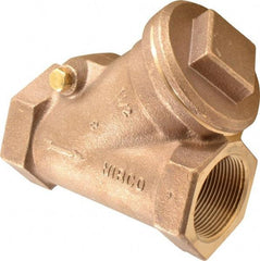 NIBCO - 1-1/2" Bronze Check Valve - Y-Pattern, FNPT x FNPT, 600 WOG - Benchmark Tooling