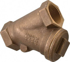 NIBCO - 1-1/4" Bronze Check Valve - Y-Pattern, FNPT x FNPT, 600 WOG - Benchmark Tooling