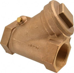 NIBCO - 2" Bronze Check Valve - Y-Pattern, FNPT x FNPT, 600 WOG - Benchmark Tooling