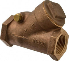 NIBCO - 1" Bronze Check Valve - Y-Pattern, FNPT x FNPT, 600 WOG - Benchmark Tooling