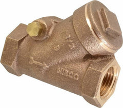 NIBCO - 1/2" Bronze Check Valve - Y-Pattern, FNPT x FNPT, 600 WOG - Benchmark Tooling
